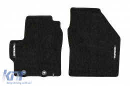 Textile floor mats from the Horizon series by Frogum suitable for Toyota Yaris Cross after 2021, set of 4 pieces, black-image-6255406