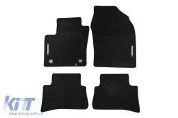 image-23-Textile floor mats from the Horizon series by Frogum suitable for Toyota C-hr 2016-2023, set of 4 pieces, black