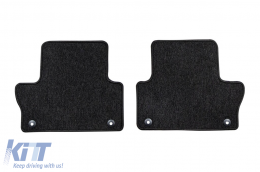 Textile floor mats from the Horizon series by Frogum suitable for Volvo XC60 2008-2014, set of 4 pieces, black-image-6255432