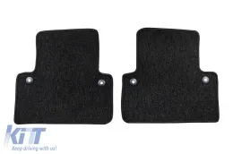 Textile floor mats from the Horizon series by Frogum suitable for Volvo S40, V50 2004-2012, C30 2006-2012, set of 4 pieces, black-image-6255440