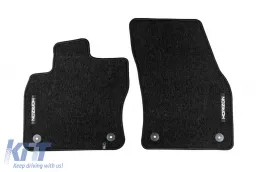 Textile floor mats from the Horizon series by Frogum suitable for Volkswagen Tiguan 2016-2024, set of 4 pieces, black-image-6255496