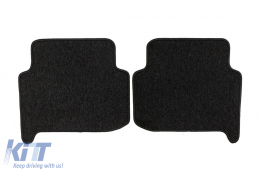 Textile floor mats from the Horizon series by Frogum suitable for Volkswagen Touran 2003-2015, set of 4 pieces, black-image-6255504
