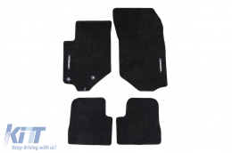 Textile floor mats from the Horizon series by Frogum suitable for Opel Corsa F after 2019, set of 4 pieces, black - ABFMO6024845