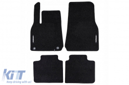 image-15-Textile floor mats from the Horizon series by Frogum suitable for Tesla Model Y 2020-2025, set of 4 pieces, black