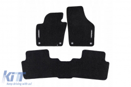 image-13-Textile floor mats from the Horizon series by Frogum suitable for Volkswagen Sharan, Seat Alhambra 2010-2020, set of 3 pieces, black