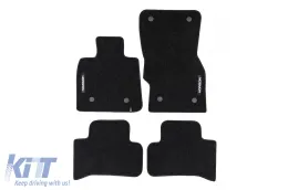 image-20-Textile floor mats from the Horizon series by Frogum suitable for Alfa Romeo Stelvio after 2016, set of 4 pieces, black