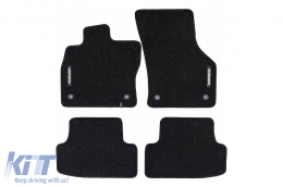 image-23-Textile floor mats from the Horizon series by Frogum suitable for Audi A3 sedan after 2020, set of 4 pieces, black