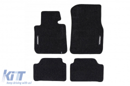 Textile floor mats from the Horizon series by Frogum suitable for BMW 1 series F20 2011-2019, set of 4 pieces, black - ABFMB6024898