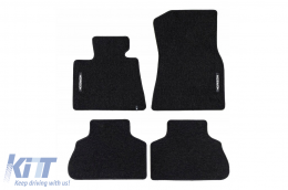 Textile floor mats from the Horizon series by Frogum suitable for BMW X5 G05 after 2018, set of 4 pieces, black - ABFMB6024904