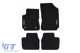 image-7-Textile floor mats from the Horizon series by Frogum suitable for Citroen C4 Cactus 2014-2020, set of 4 pieces, black