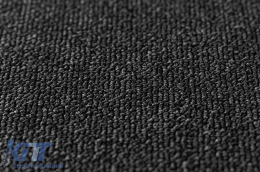 Textile floor mats from the Horizon series by Frogum suitable for Fiat 500E after 2020, set of 4 pieces, black-image-6255853