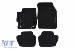 image-24-Textile floor mats from the Horizon series by Frogum suitable for Ford KA+ 2016-2019, set of 4 pieces, black