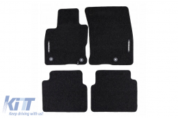 Textile floor mats from the Horizon series by Frogum suitable for Ford Kuga after 2019, set of 4 pieces, black - ABFMF6024925
