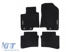 image-31-Textile floor mats from the Horizon series by Frogum suitable for Hyundai i20 2014-2020, set of 4 pieces, black