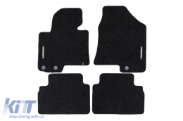 Textile floor mats from the Horizon series by Frogum suitable for Kia Sportage 2010-2015, set of 4 pieces, black - ABFMK6024949