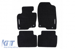 Textile floor mats from the Horizon series by Frogum suitable for Mazda CX-5 after 2017, set of 4 pieces, black - ABFMM6024955
