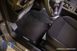 Textile floor mats from the Horizon series by Frogum suitable for Mazda MX-5 IV after 2014, set of 2 pieces, black-image-6256010