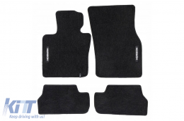 Textile floor mats from the Horizon series by Frogum suitable for Mini Cooper SE after 2019, set of 4 pieces, black - ABFMM6024961