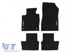 image-31-Textile floor mats from the Horizon series by Frogum suitable for Nissan Juke after 2019, set of 4 pieces, black