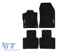 image-14-Textile floor mats from the Horizon series by Frogum suitable for Peugeot 408 after 2022, set of 4 pieces, black