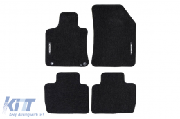 image-15-Textile floor mats from the Horizon series by Frogum suitable for Peugeot 508 after 2018, set of 4 pieces, black