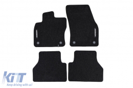 image-17-Textile floor mats from the Horizon series by Frogum suitable for Volkswagen Caddy California after 2022, set of 4 pieces, black