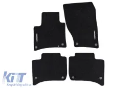 image-22-Textile floor mats from the Horizon series by Frogum suitable for Volkswagen Touareg, Porsche Cayenne 2010-2017, set of 4 pieces, black