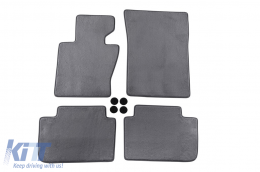 Textile floor mats Petex Comet series suitable for BMW X3 E83 2004-2010, set of 4 pieces, grey - ABFMB6022139