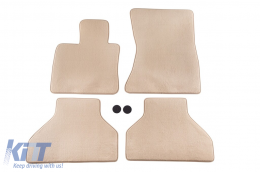 Textile floor mats Petex Comet series suitable for BMW X5 E70 2007-2013, set of 4 pieces, beige - ABFMB6022142