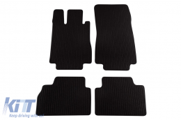 Textile floor mats Petex Comet series suitable for Mercedes S class W220 1998-2005, short wheelbase, set of 4 pieces, black - ABFMM6022521