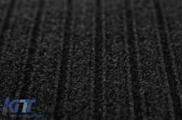 Textile floor mats Petex Comet series suitable for Mercedes SL R129 1994-2001, set of 2 pieces, black-image-6242929