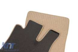 Textile floor mats Petex Comet series suitable for Mercedes SL R129 300-500SL 1994-2001, set of 2 front pieces, beige-image-6242935
