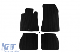 Textile floor mats Petex Comet series suitable for Mercedes S class W140 1991-1998, short wheelbase, set of 4 pieces, graphite - ABFMM6022525
