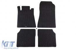 Textile floor mats Petex Comet series suitable for Mercedes S class W140 1991-1998, long wheelbase, set of 4 pieces, black - ABFMM6022526