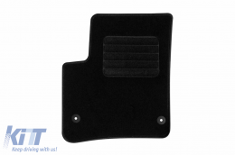 Textile floor mats suitable for Porsche Cayenne 2003-2010, set of 4 pieces, black-image-6246511