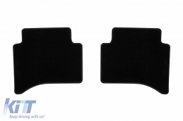 Textile floor mats suitable for Porsche Cayenne 2003-2010, set of 4 pieces, black-image-6246513