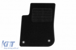 Textile Fußmatten von Rigum geeignet für Peugeot 2008 2013-2020, Set aus 4 Stück, schwarz-image-6246366