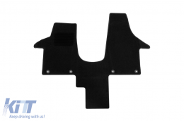 image-19-Textilfußmatte von Rigum geeignet für Volkswagen T5 2m Multivan 2003-2015, 1 Stück, schwarz