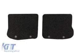 Textilfußmatten aus der Horizon-Serie von Frogum geeignet für Audi A4 B5 1994-2001, Set mit 4 Stück, schwarz-image-6254862