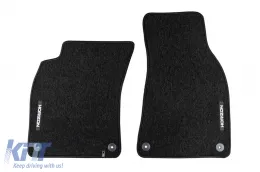 Textilfußmatten aus der Horizon-Serie von Frogum geeignet für Audi A6 C6 2004-2011, Set von 4 Stück, schwarz-image-6254889