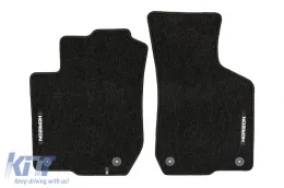 Textilfußmatten aus der Horizon-Serie von Frogum geeignet für Audi A3 8L 1996-2003, Set aus 4 Stück, schwarz-image-6254917