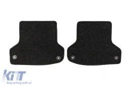Textilfußmatten aus der Horizon-Serie von Frogum geeignet für Audi A3 8P, A3 Sportback 8P 2003-2013, Set aus 4 Stück, schwarz-image-6254925