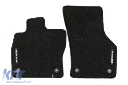 Textilfußmatten aus der Horizon-Serie von Frogum geeignet für Audi A3 Hatchback nach 2020, Set mit 4 Stück, schwarz-image-6254931