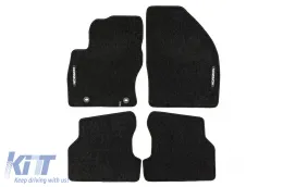 image-55-Textilfußmatten aus der Horizon-Serie von Frogum geeignet für Ford Focus 2004-2011, Set mit 4 Stück, schwarz