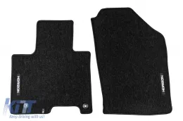 Textilfußmatten aus der Horizon-Serie von Frogum geeignet für Hyundai Tucson nach 2020, Set mit 4 Stück, schwarz-image-6255133