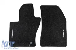 Textilfußmatten aus der Horizon-Serie von Frogum geeignet für Jeep Renegade PHEV nach 2014, Set von 4 Stück, schwarz-image-6255140