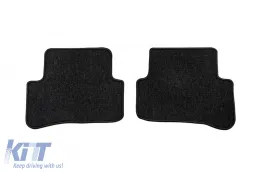 Textilfußmatten aus der Horizon-Serie von Frogum geeignet für Mercedes C-Klasse W203 Limousine, S203 Kombi 2000-2007, Set mit 4 Stück, schwarz-image-6255162