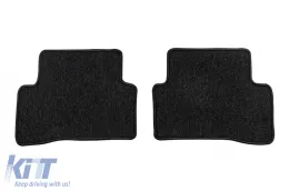 Textilfußmatten aus der Horizon-Serie von Frogum geeignet für Mercedes C-Klasse W205 Limousine, S205 Kombi 2014-2021, Set mit 4 Stück, schwarz-image-6255176