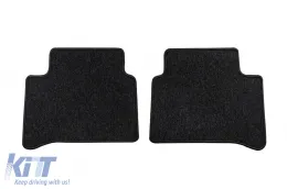Textilfußmatten aus der Horizon-Serie von Frogum geeignet für Mercedes E-Klasse W211 Limousine, S211 Kombi 2002-2009, Set mit 4 Stück, schwarz-image-6255183