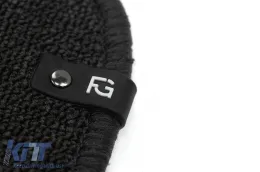 Textilfußmatten aus der Horizon-Serie von Frogum geeignet für Opel Vectra C, Opel Signum 2002-2008, Set aus 4 Stück, schwarz-image-6255237